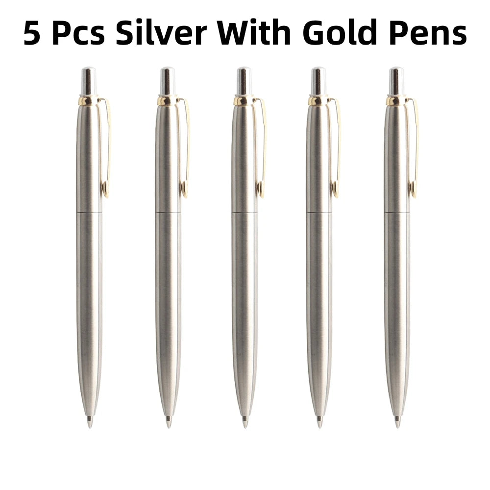 Metal Ballpoint Pen Set of 5