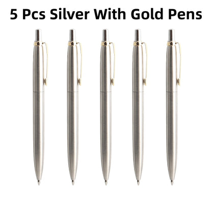 Metal Ballpoint Pen Set of 5