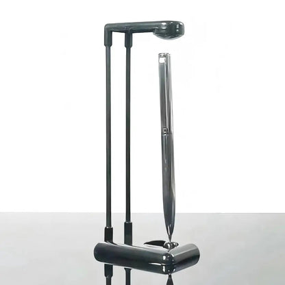 Stainless Steel Floating Ballpoint Pen for Creative Writing and Office Use