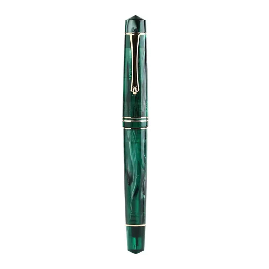 Resin Fountain Pen with Gold Clip