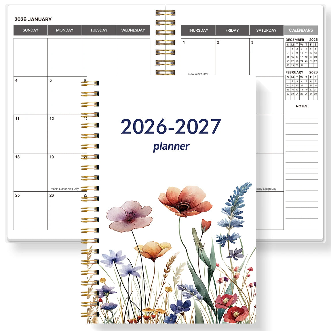 Weekly Planner Spiral A5 Two Year