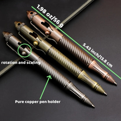Heavy Metal Brass Pen Stylish Metal Writing Instrument
