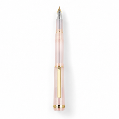 Luxury Fountain Pen with Gold Trim and Fine Nib