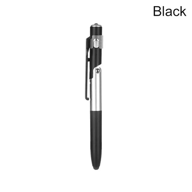 4-in-1 Multifunction Ballpoint Pen with LED Light and Phone Holder