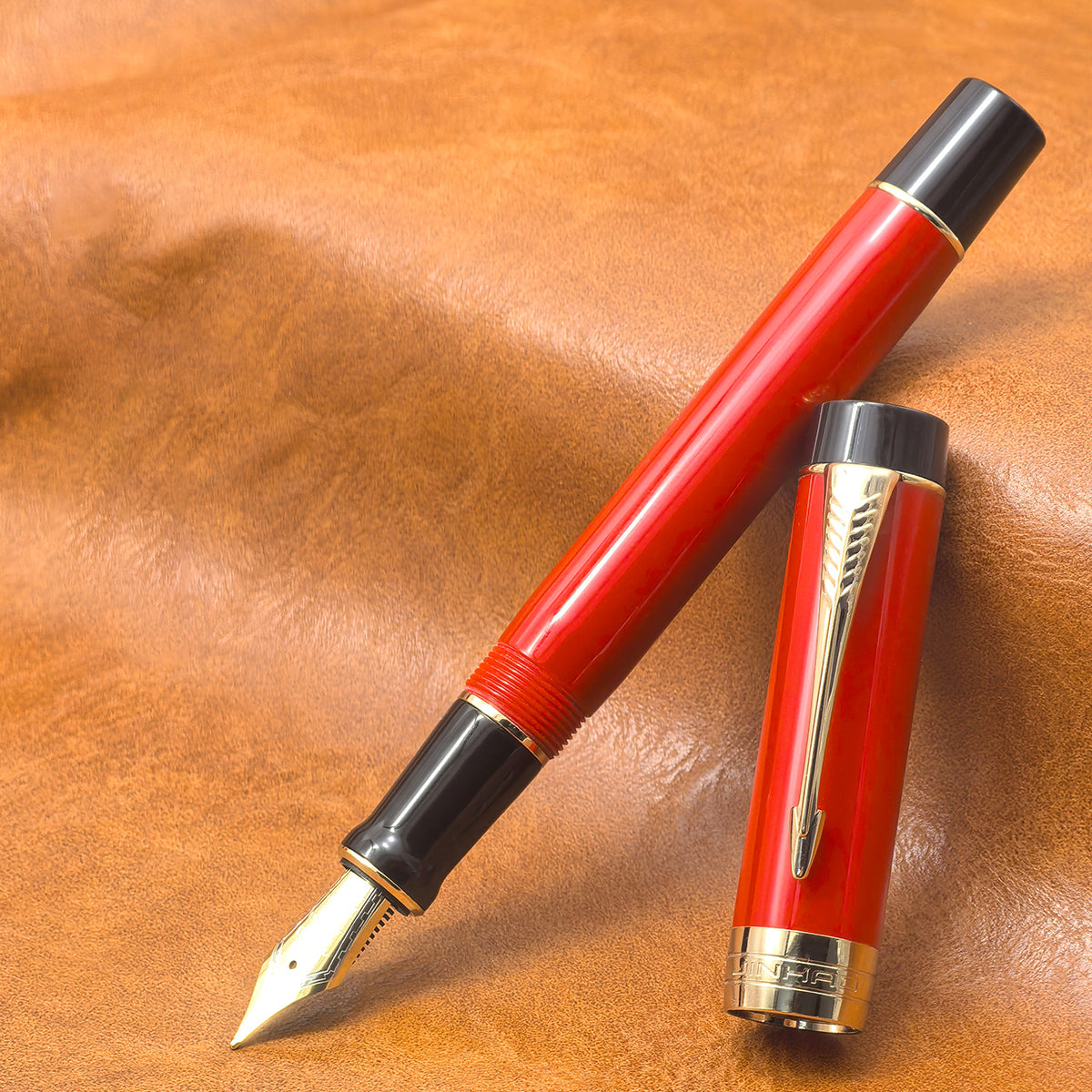 Ruby Red Fountain Pens - Too Shiny Edition