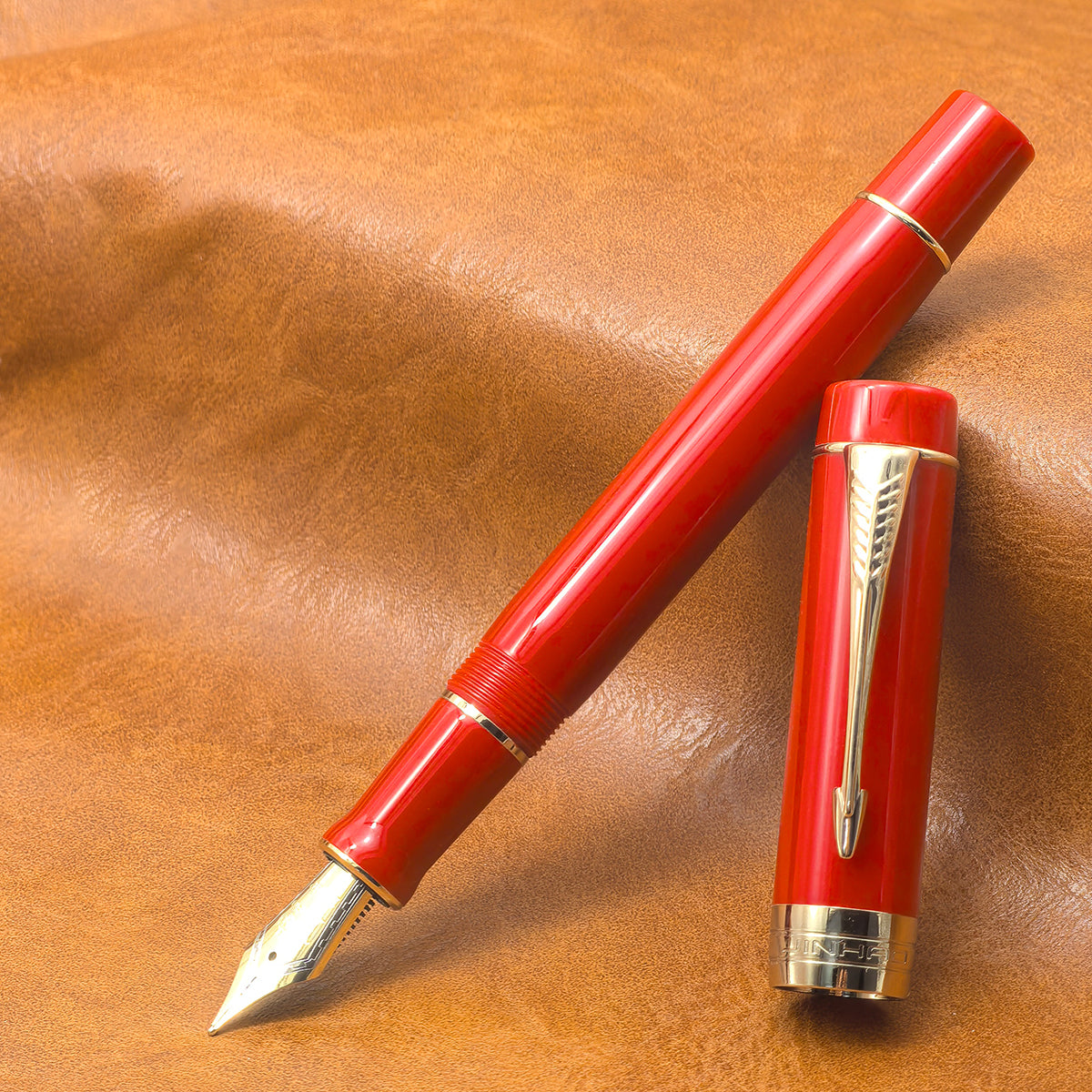 Ruby Red Fountain Pens - Too Shiny Edition