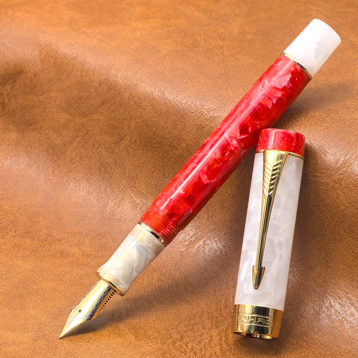 Ruby Red Fountain Pens - Too Shiny Edition