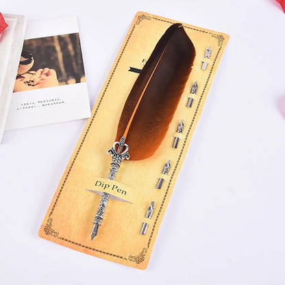 English Calligraphy Feather Dip Pen