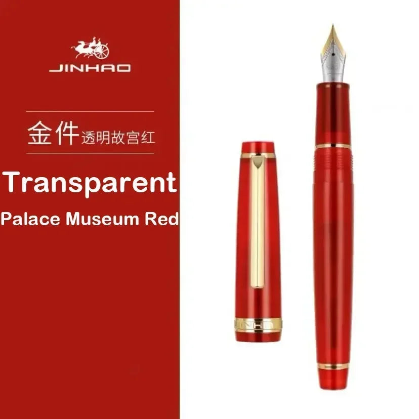 Luxury Fountain Pen with Gold Trim and Fine Nib