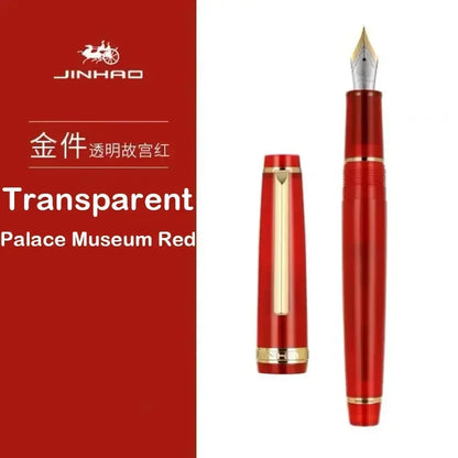 Luxury Fountain Pen with Gold Trim and Fine Nib