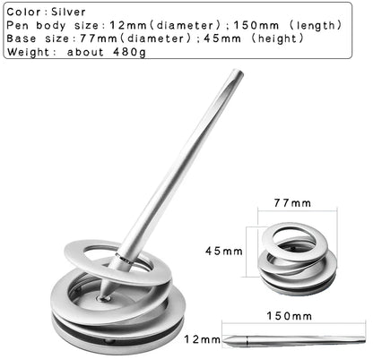 Magnetic Levitation Silver Gold Multi-Functional Office Signature Pen