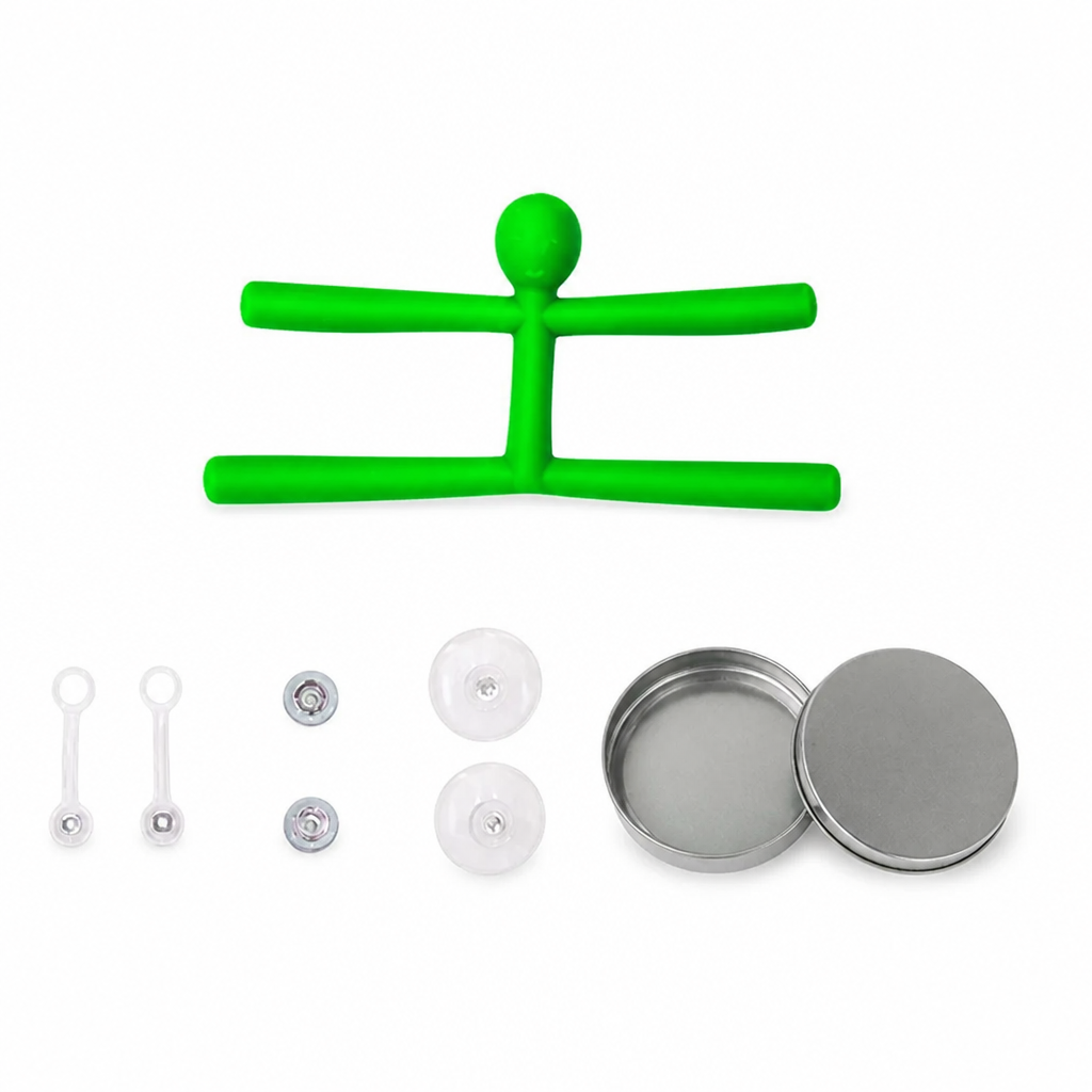 Bendable phone stand fidget toy displayed against a clean background