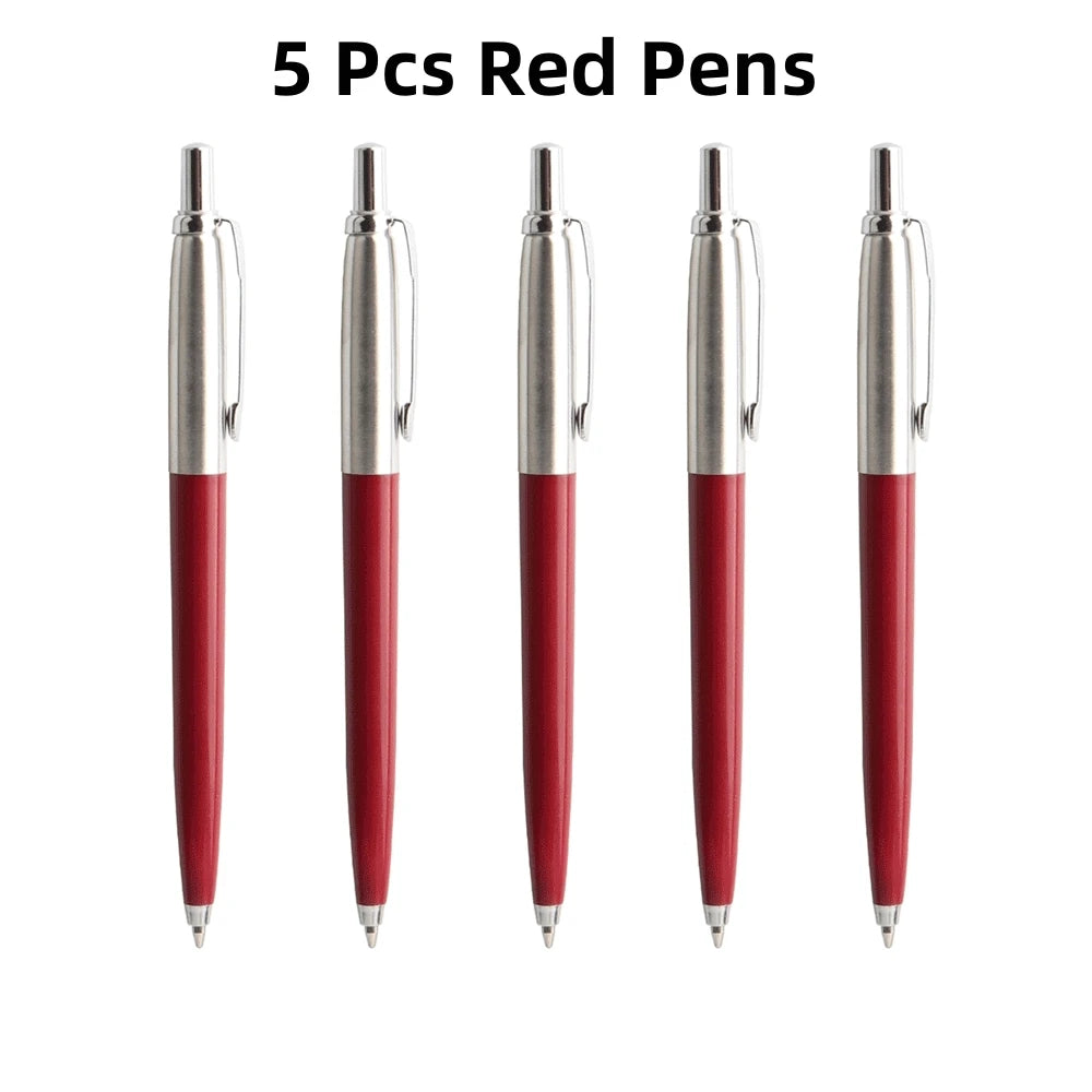 Metal Ballpoint Pen Set of 5