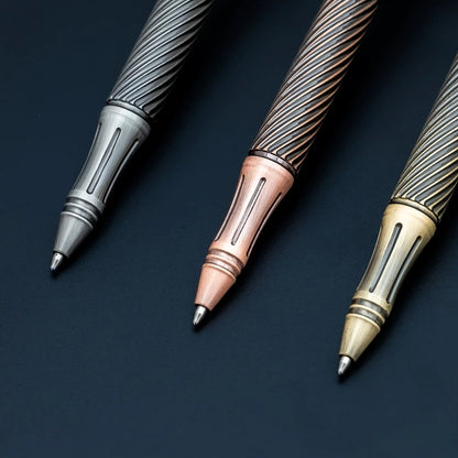 Heavy Metal Brass Pen Stylish Metal Writing Instrument