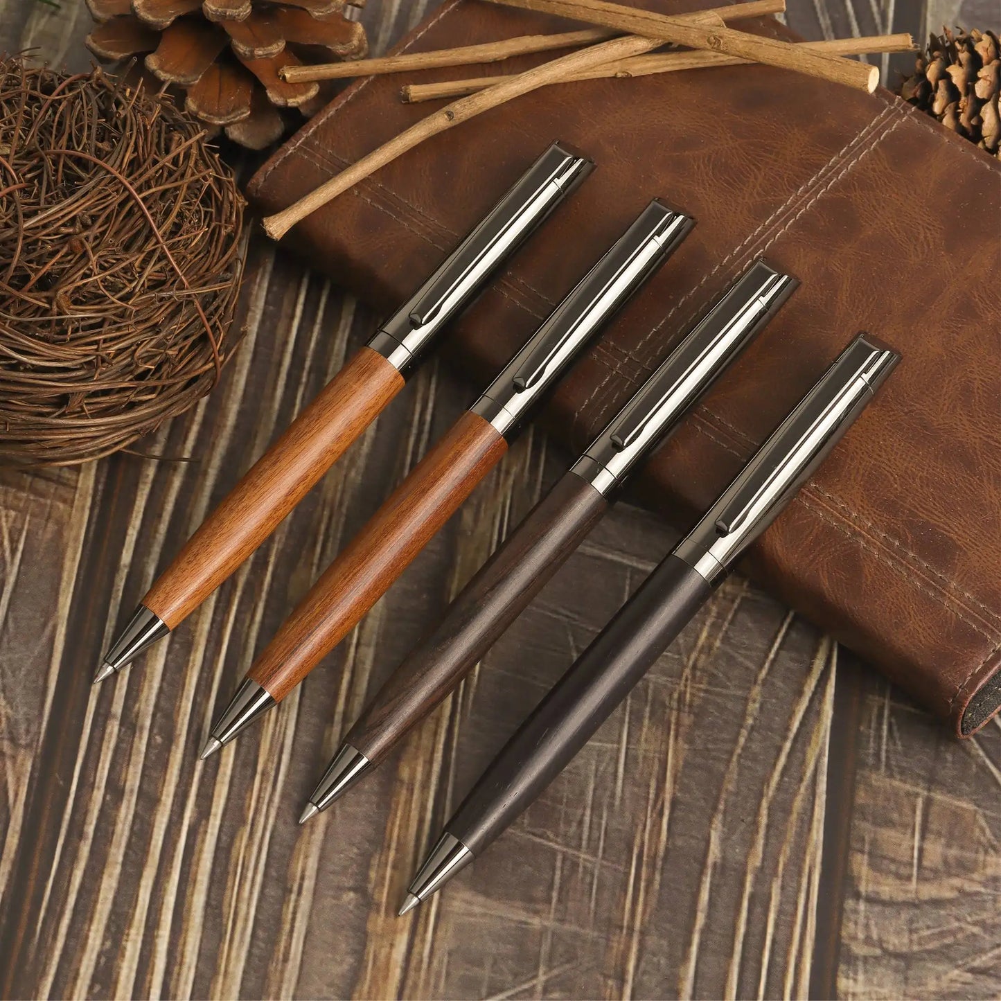 Elegant Wooden Ballpoint Pen