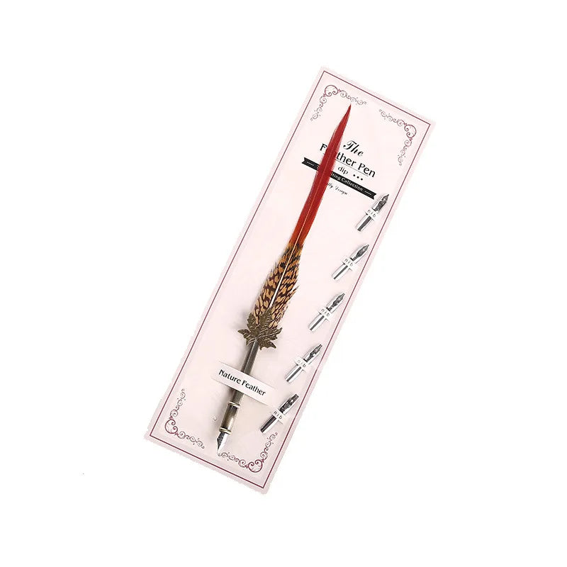 English Calligraphy Feather Dip Pen