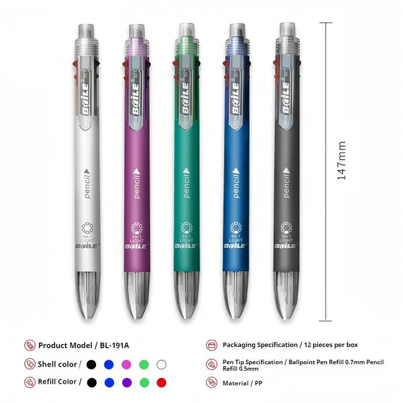 5-Color Ballpoint Pen