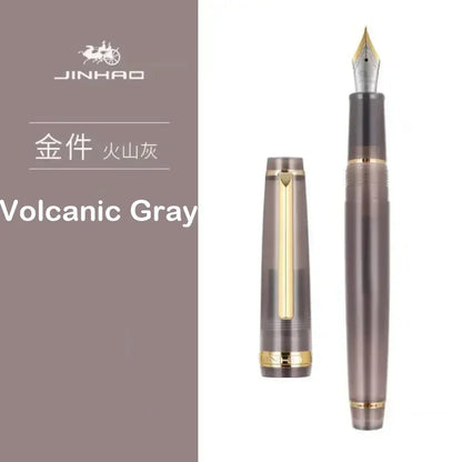 Luxury Fountain Pen with Gold Trim and Fine Nib