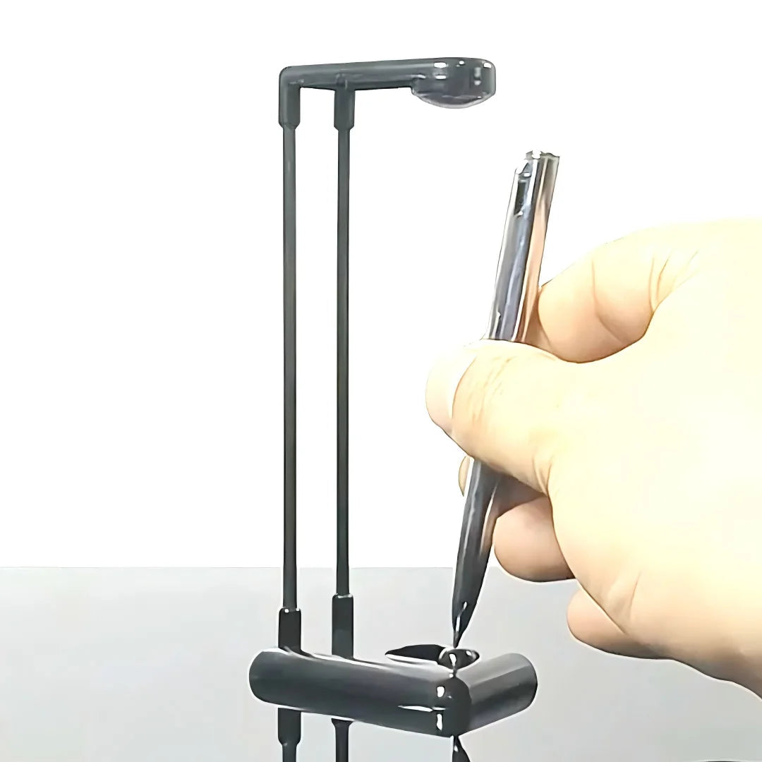 Stainless Steel Floating Ballpoint Pen for Creative Writing and Office Use