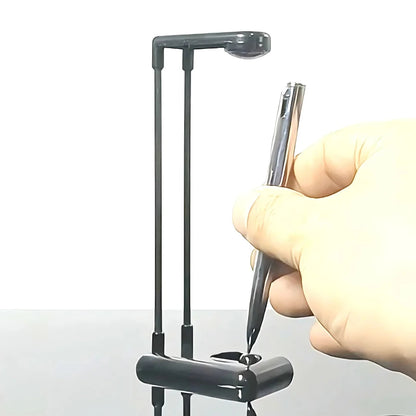 Stainless Steel Floating Ballpoint Pen for Creative Writing and Office Use