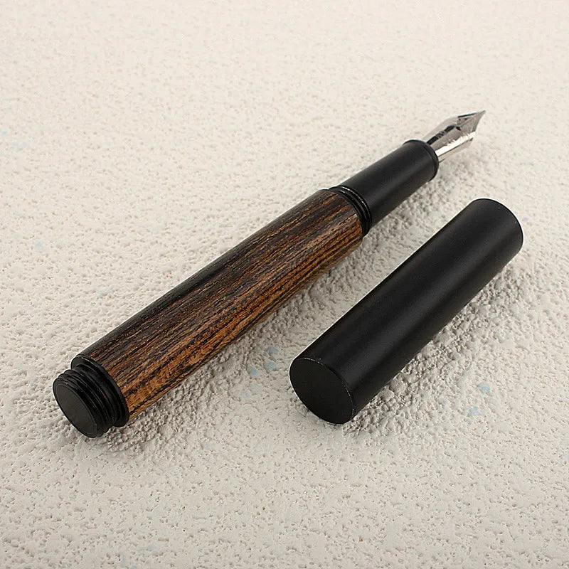 Fountain Pen Bronze Wood Mini Pocket With Converter