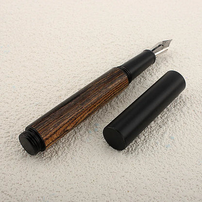 Fountain Pen Bronze Wood Mini Pocket With Converter
