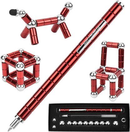 Magnetic Fidget Pen for Stress Relief and Multifunctional Writing