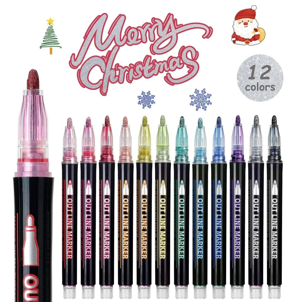 Metallic Marker Pen Set