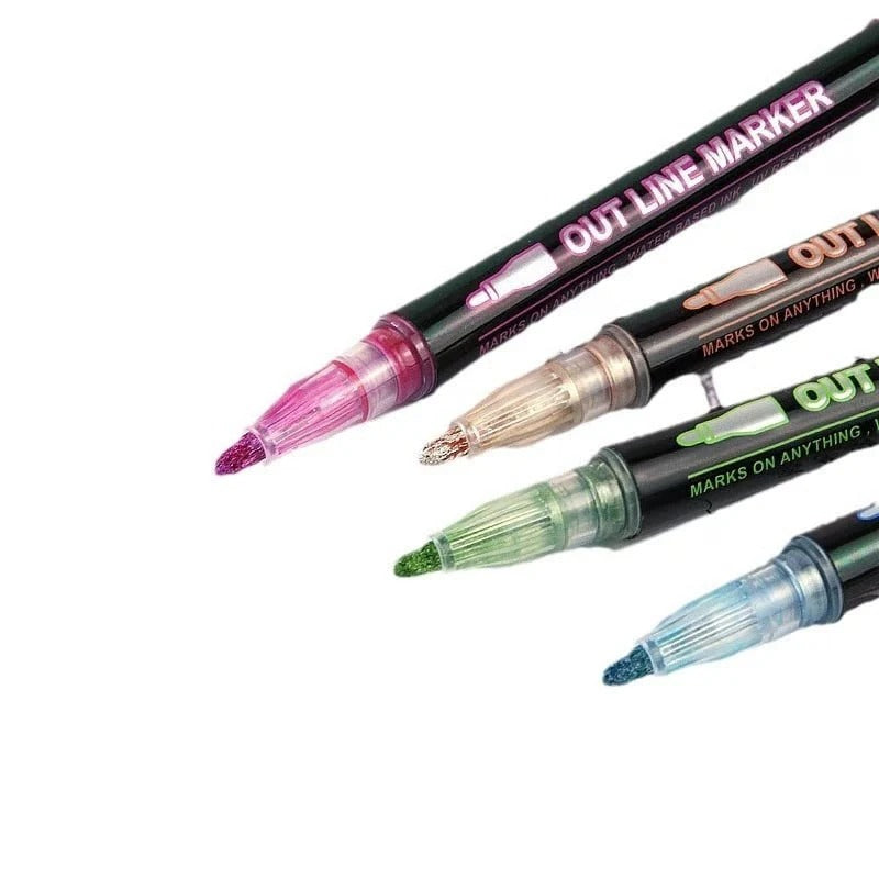 Metallic Marker Pen Set