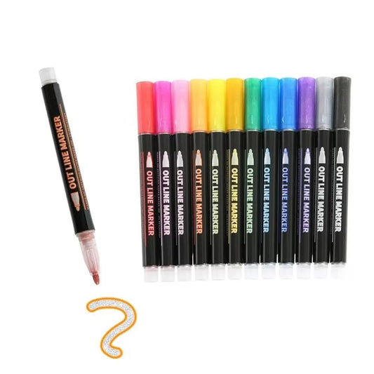 Metallic Marker Pen Set