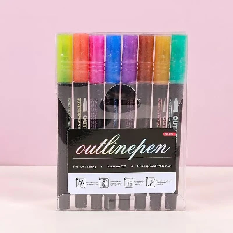 Metallic Marker Pen Set