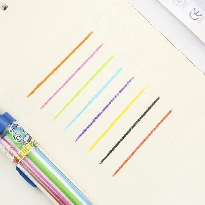 8-in-1 Multi-Color Chalk Marker Pen