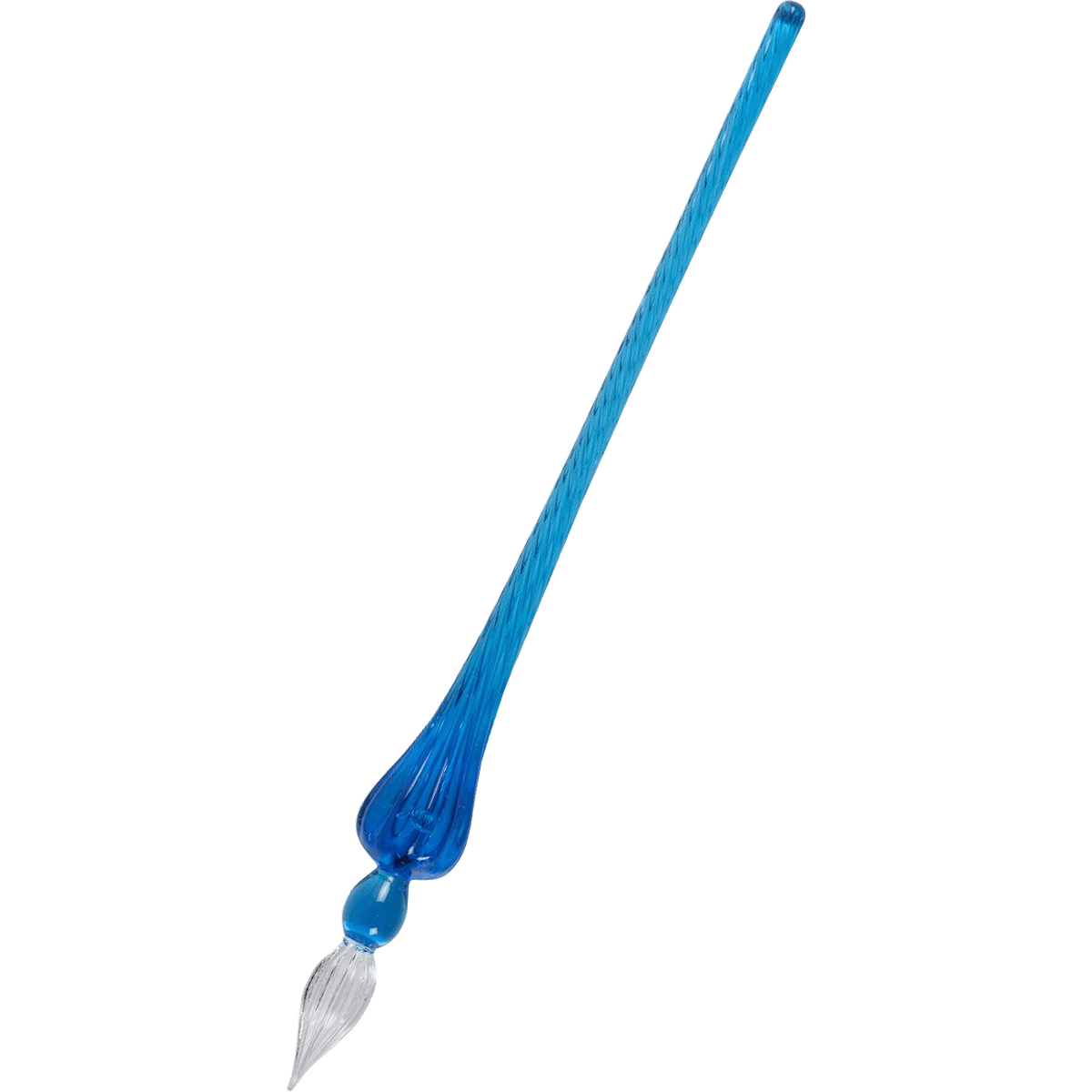 Round glass dip pen designed for calligraphy and journaling