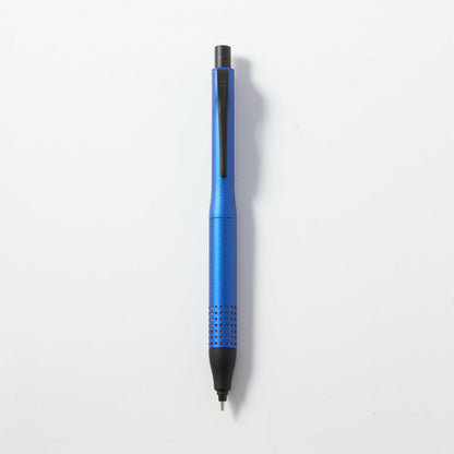 Mechanical pencil with rotating lead technology shown in a hand