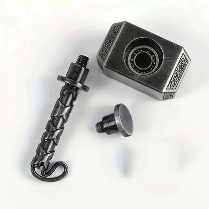 MjolnirSpin™ – Thor’s Hammer Metal Fidget Spinner & Keychain Toy