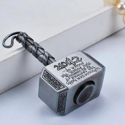 MjolnirSpin™ – Thor’s Hammer Metal Fidget Spinner & Keychain Toy