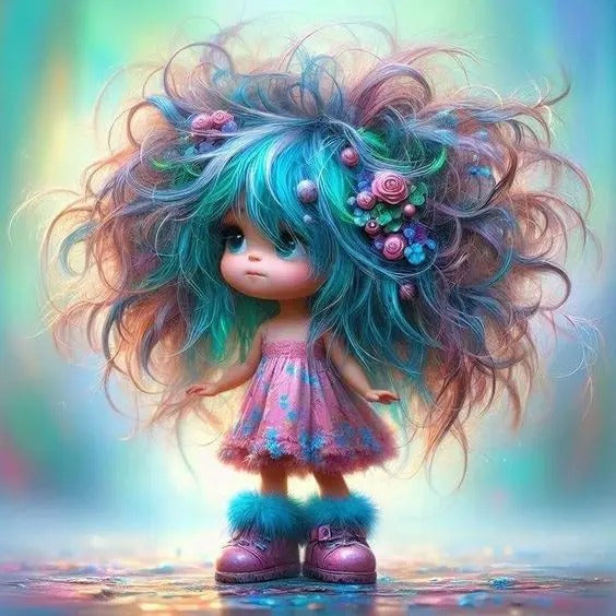 5D Diamond Painting Kit - Cartoon Kid