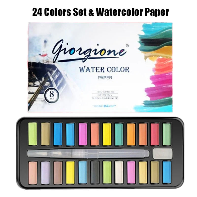Professional Watercolors Kit