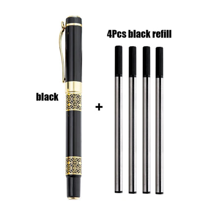 Luxury Ballpoint Pen Set with 4 Refills