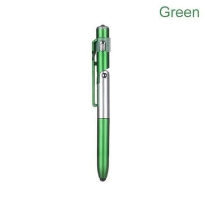 4-in-1 Multifunction Ballpoint Pen with LED, Phone Stand, and Stylus