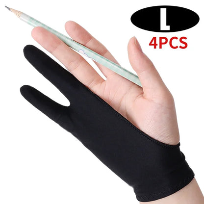 Two-Finger Artist Glove for Drawing