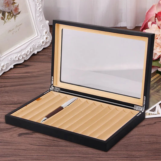 (Collector's Edition) Pen Storage Box Wooden Look