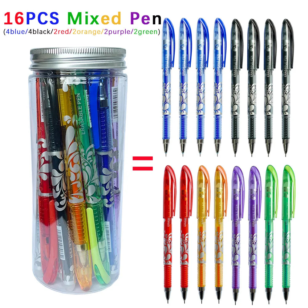 16pcs Magic Erasable Gel Pens
