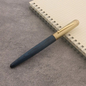 Blue Wood Fountain Pen