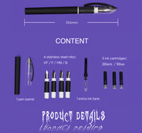 Thumbnail for fountain pen, writing with a fountain pen, refillable fountain pens, pen with ink, pen store, nib pen, ink pen, fountain pens for sale, fountain pen shop, calligraphy, best pens
