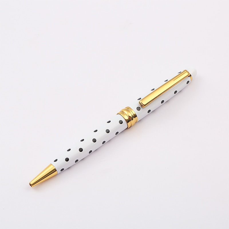 Luxe Polka Dot Ballpoint Pen – Nikki's Paper