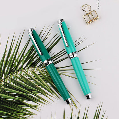 Nebula Jade Cascade Fountain Pen