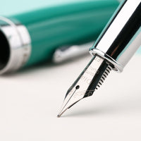 Thumbnail for Nebula Jade Cascade Fountain Pen