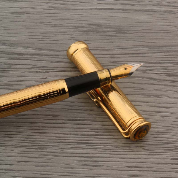 Golden Emperor Fountain Pen - Too Shiny For Ya