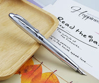 Thumbnail for fountain pen, writing with a fountain pen, refillable fountain pens, pen with ink, pen store, nib pen, ink pen, fountain pens for sale, fountain pen shop, calligraphy, best pens